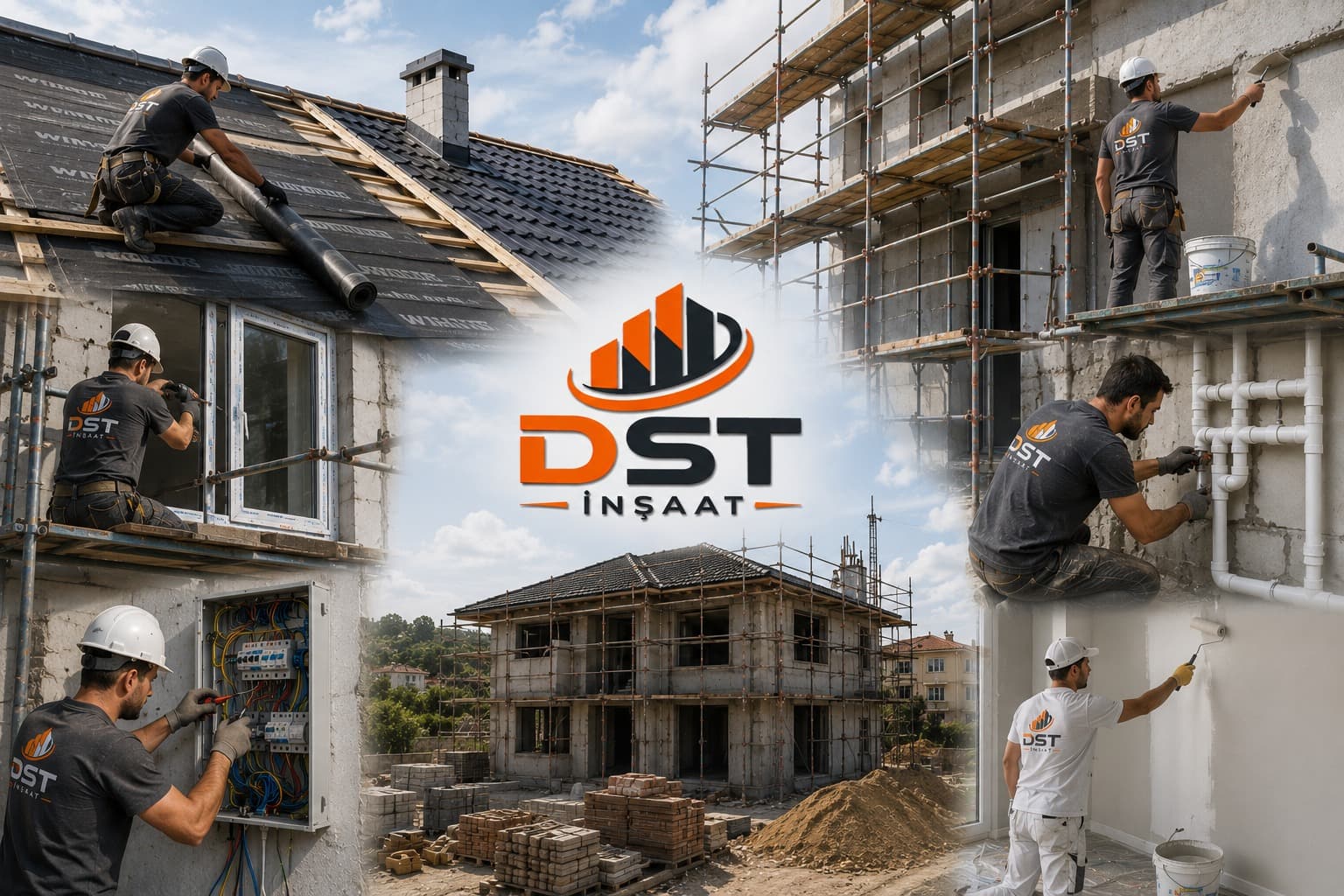 DST İnşaat ekibi sahada